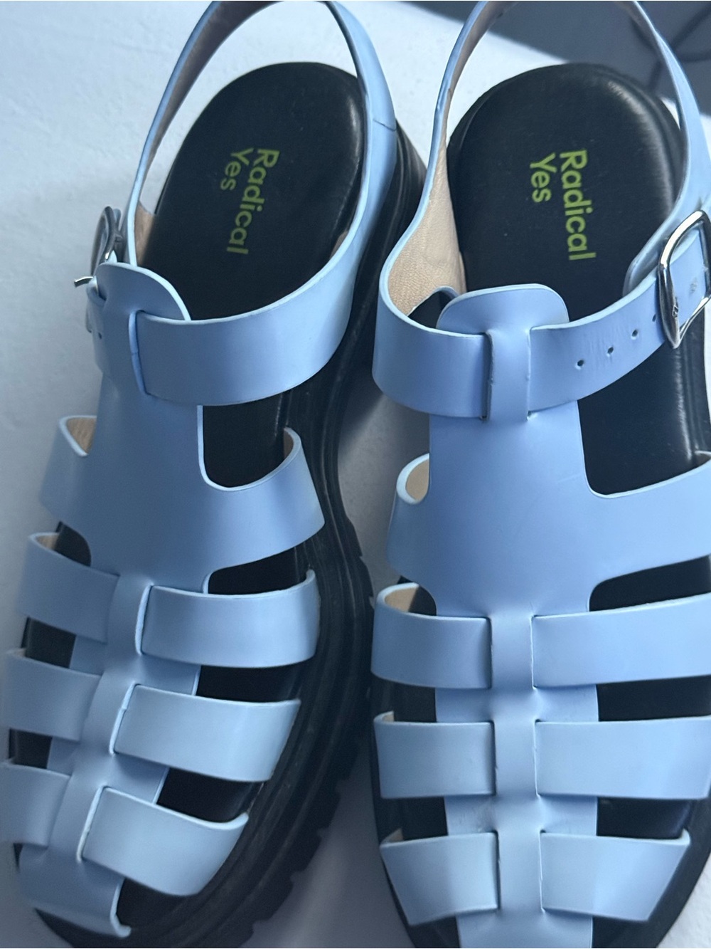 Women's Light Blue Fisherman Sandals